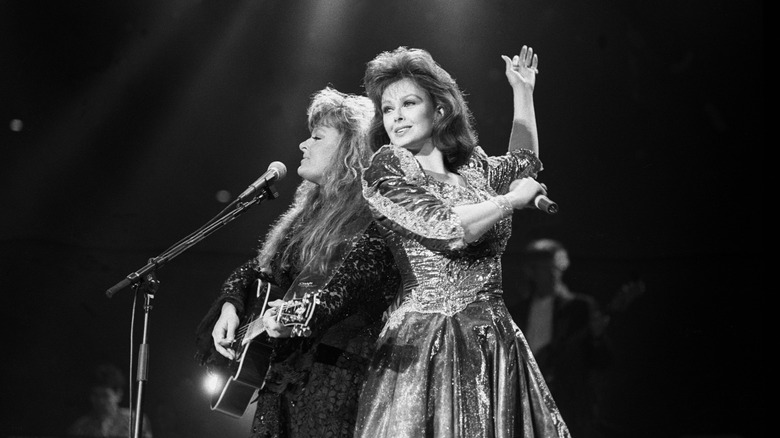 The Judds performing