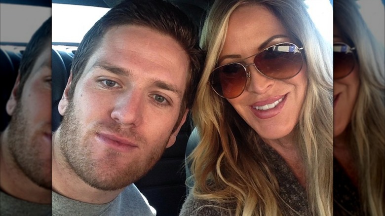 Lauri Peterson and Josh Waring selfie in a car