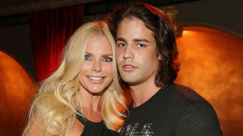 Peter Rosello and Alexia Echevarria pose together at event