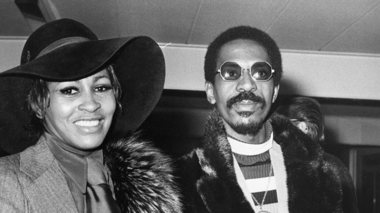 Ike Turner wearing sunglasses