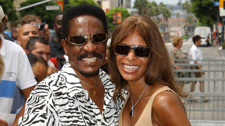 Ike and Audrey in sunglasses