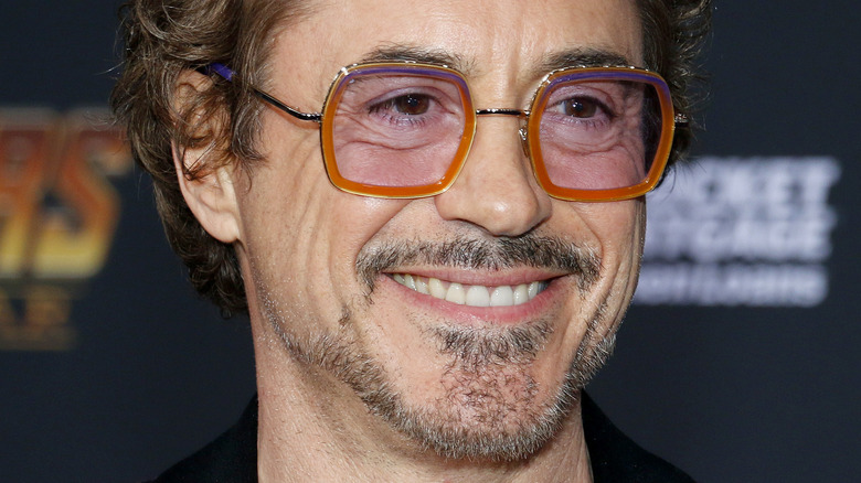 RDJ smiling