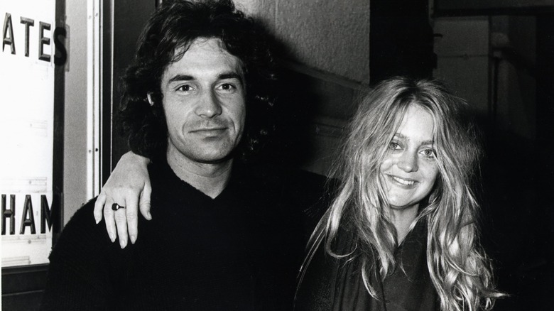 Bill Hudson and Goldie Hawn smiling