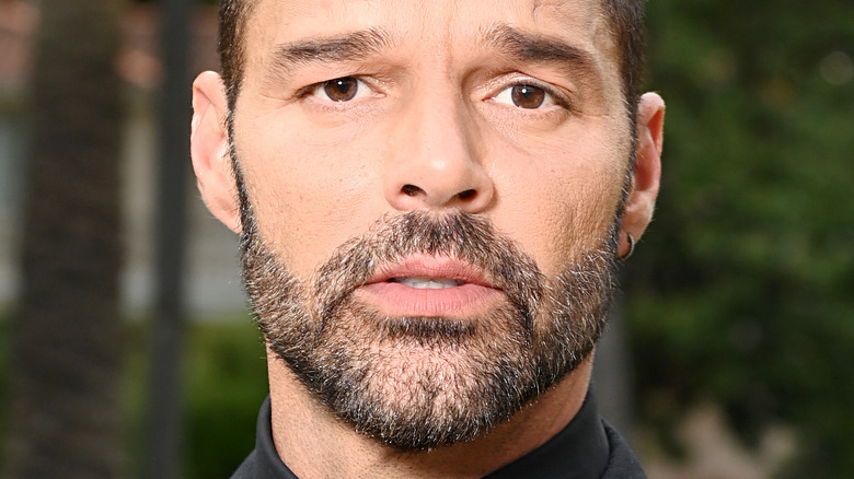 Ricky Martin posing red carpet