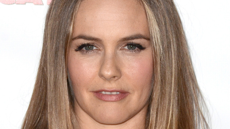 Alicia Silverstone posing