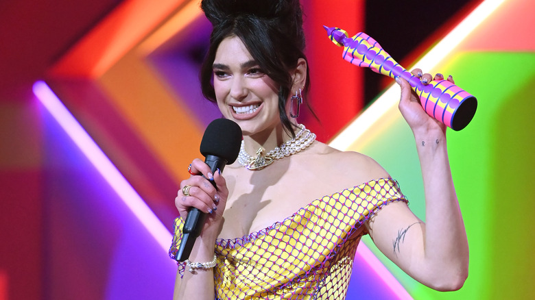 Dua Lipa smiling