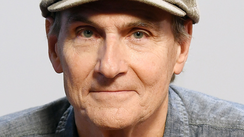 James Taylor posing in 2018