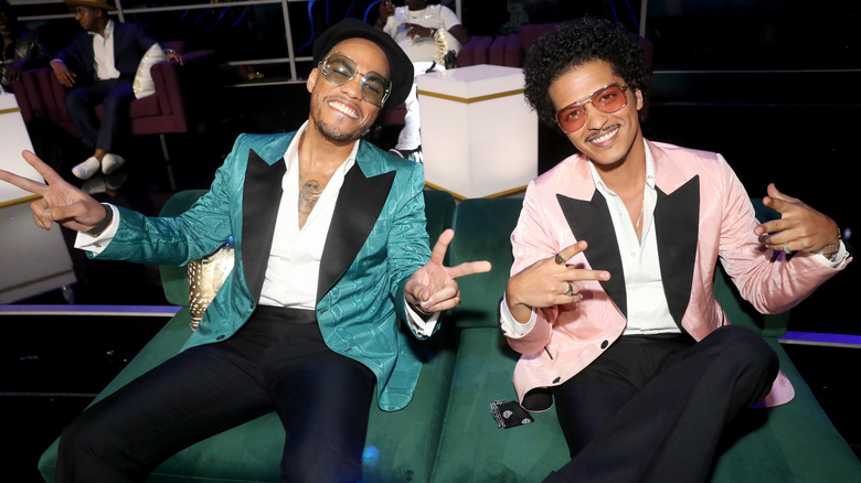 Anderson .Paak and Bruno Mars smiling