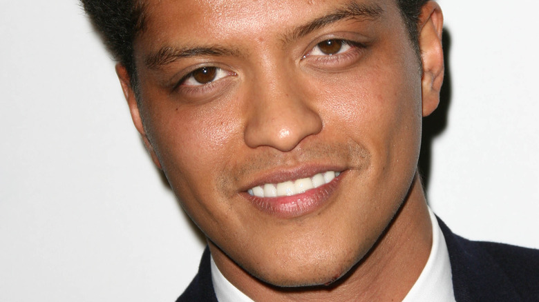 Bruno Mars smiling