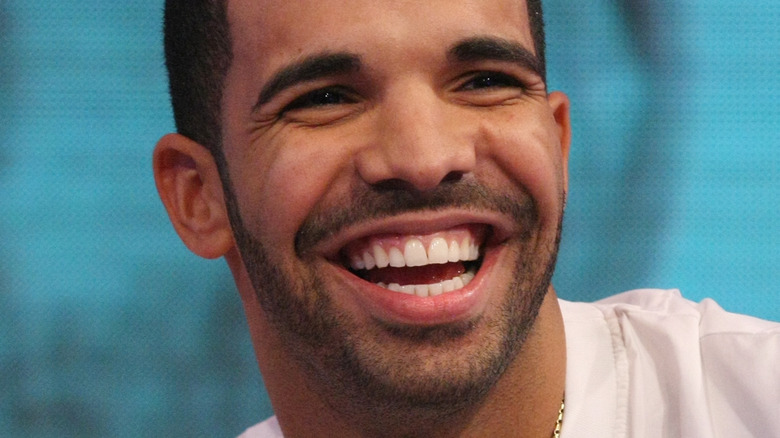 Drake smiling