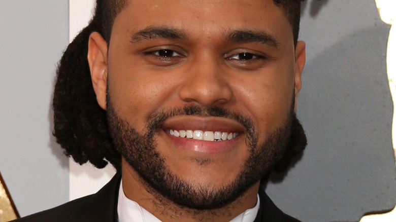 The Weeknd smiling