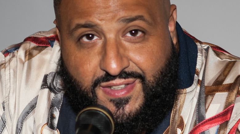 DJ Khaled with mic