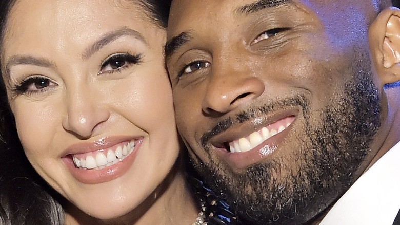 Vanessa and Kobe Bryant smile 