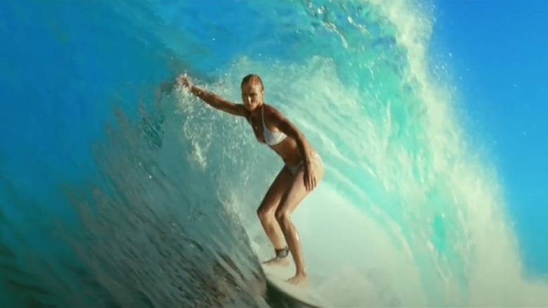 Cameron Diaz surfing in Charlie's Angels