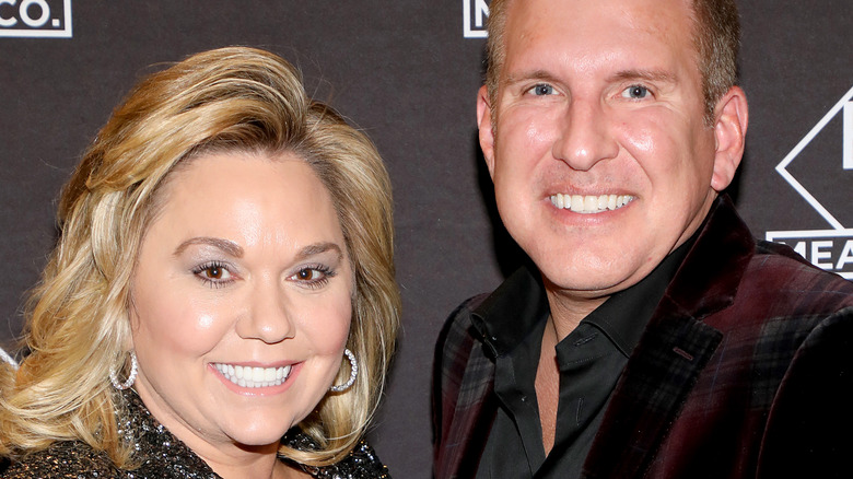 Julie and Todd Chrisley smiling