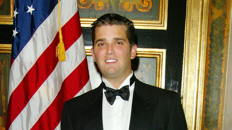 Young Donald Trump Jr. smiles
