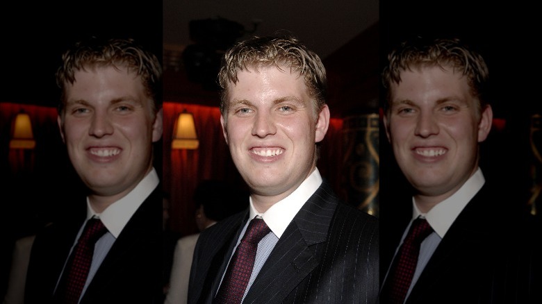 Eric Trump smiles
