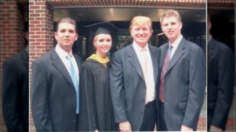 Donald Jr., Ivanka, Donald, and Eric Trump