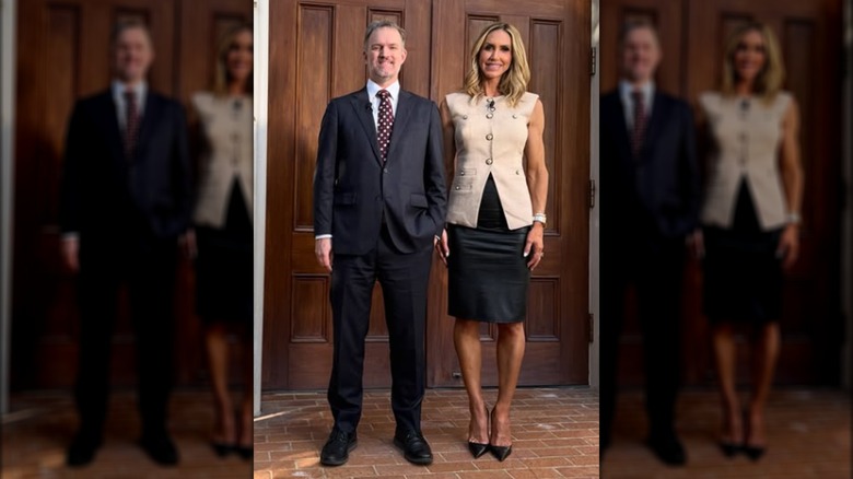 Lara Trump posing with Jamieson Greer.