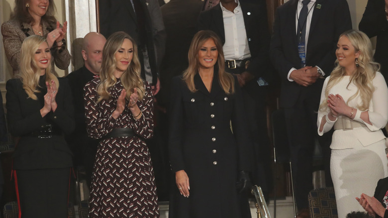 Ivanka, Lara, Melania, and Tiffany Trump