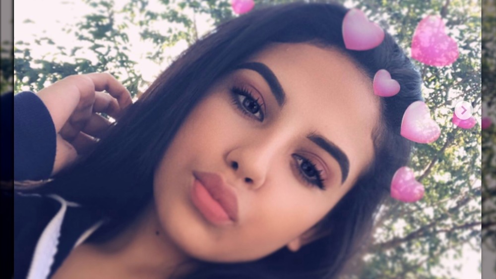 Selena Gutierrez poses for a filtered selfie