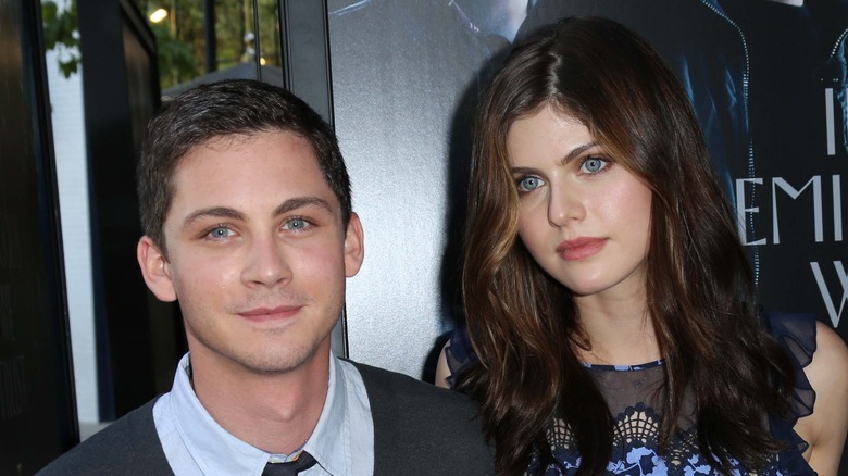 Logan Lerman and Alexandra Daddario