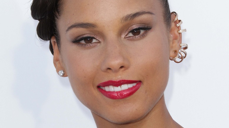 Alicia Keys smiling