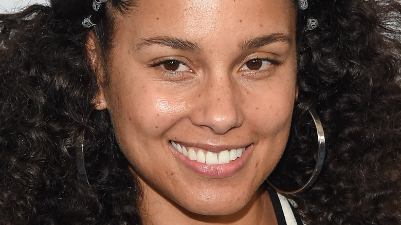 Alicia Keys smiling