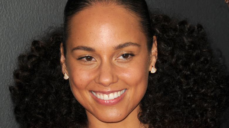 Alicia Keys smiling