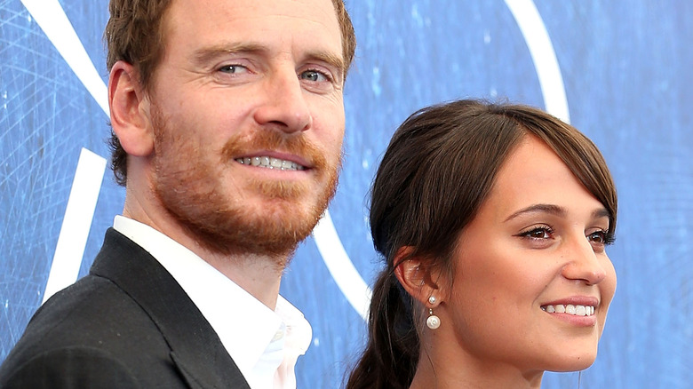 Micahel Fassbender and Alicia Vikander