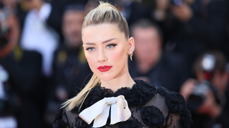 Amber Heard posing