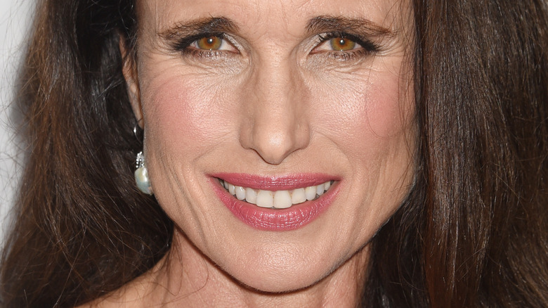 Andie MacDowell on the red carpet