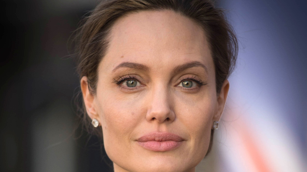 Angelina Jolie staring