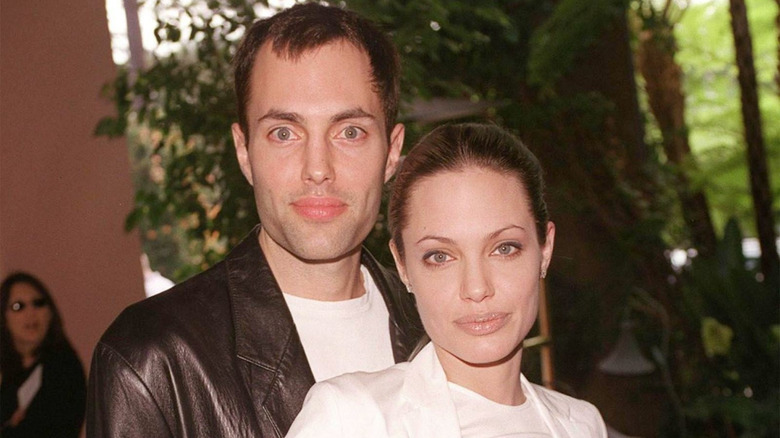 Angelina Jolie and James Haven Voight smiling