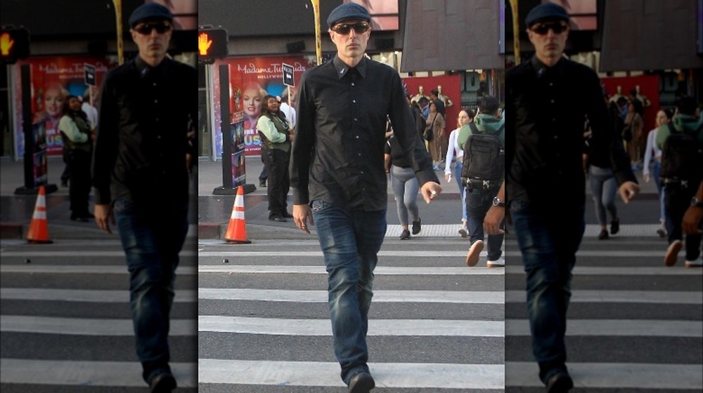 James Haven walking outside