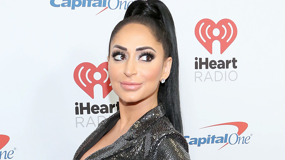 Angelina Pivarnick looking away