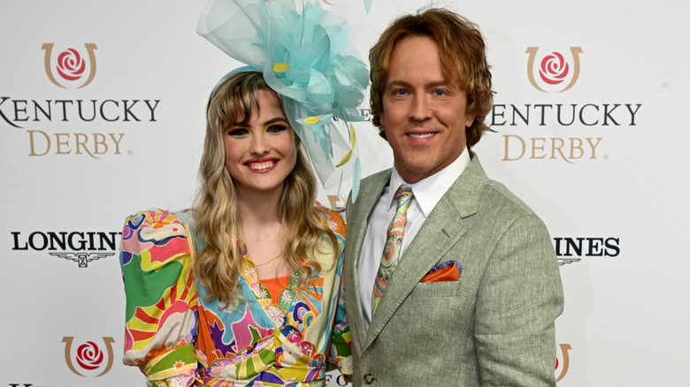 Dannielynn and Larry Birkhead at Kentucky Derby