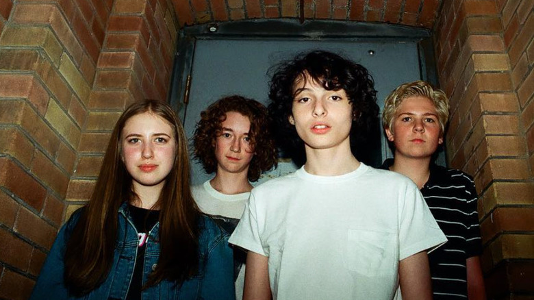 Finn Wolfhard and band Calpurnia