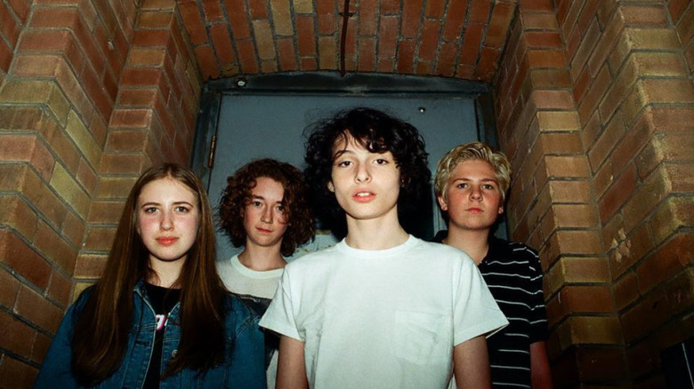 Finn Wolfhard and band Calpurnia
