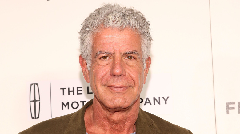 Anthony Bourdain smiling