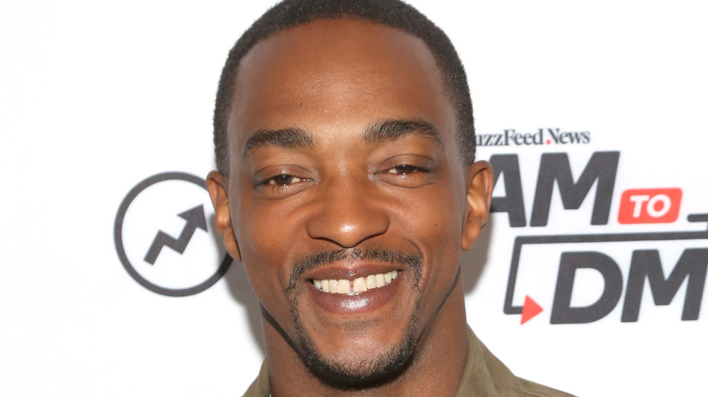 Anthony Mackie smiling