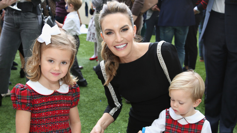 Elizabeth Chambers with her kids