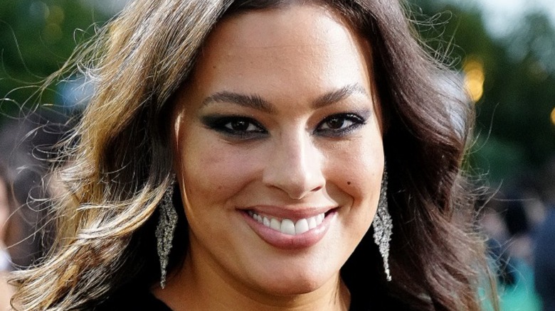 Ashley Graham smiling at 2022 MTV Video Music Awards