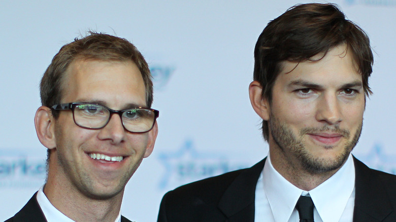 Ashton Kutcher with brother Michael