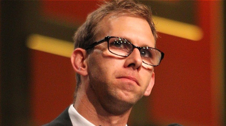 Michael Kutcher at a speaking engagement