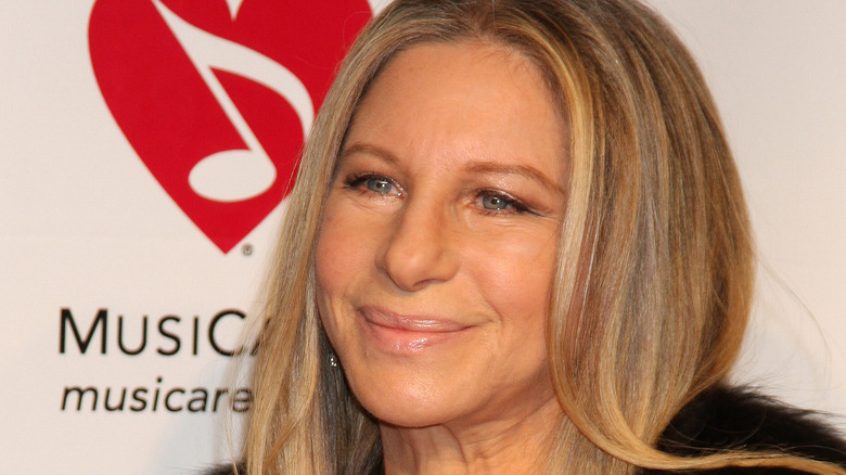 Barbra Streisand smiling