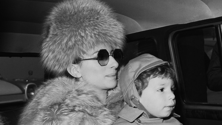 Barbra Streisand and Jason Gould