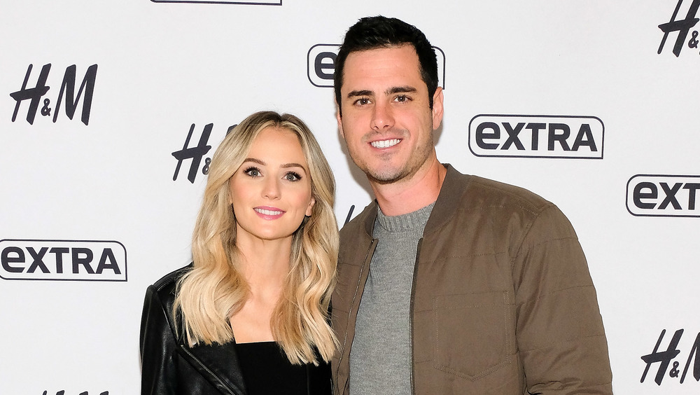 Ben Higgins with Lauren Bushnell at an event