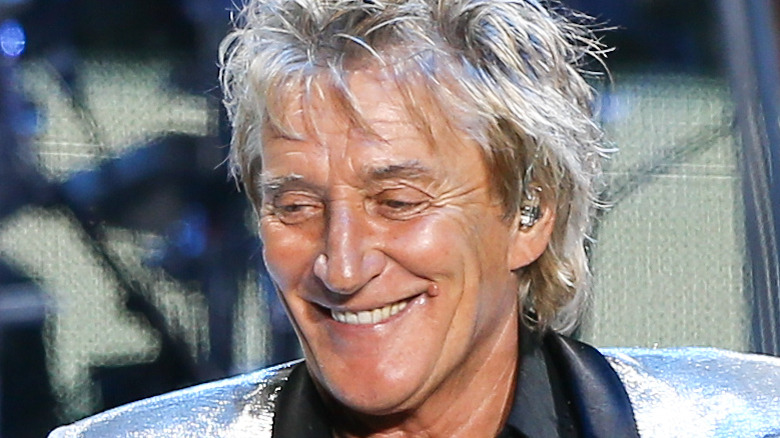 Rod Stewart on stage