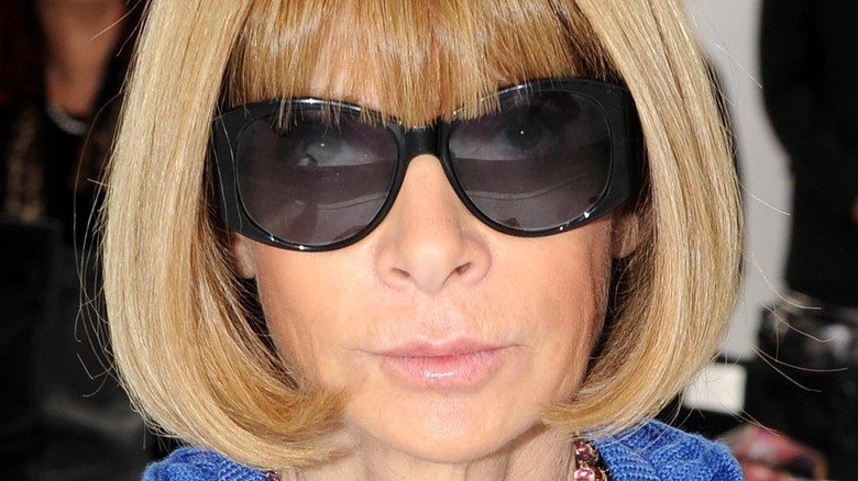 Anna Wintour wearing sunglasses